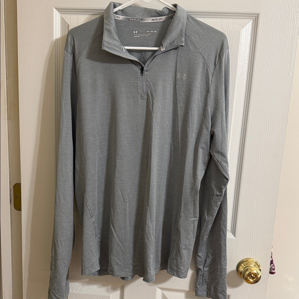 Under Armour Run ladies Light Gray Long Sleeve Shirt